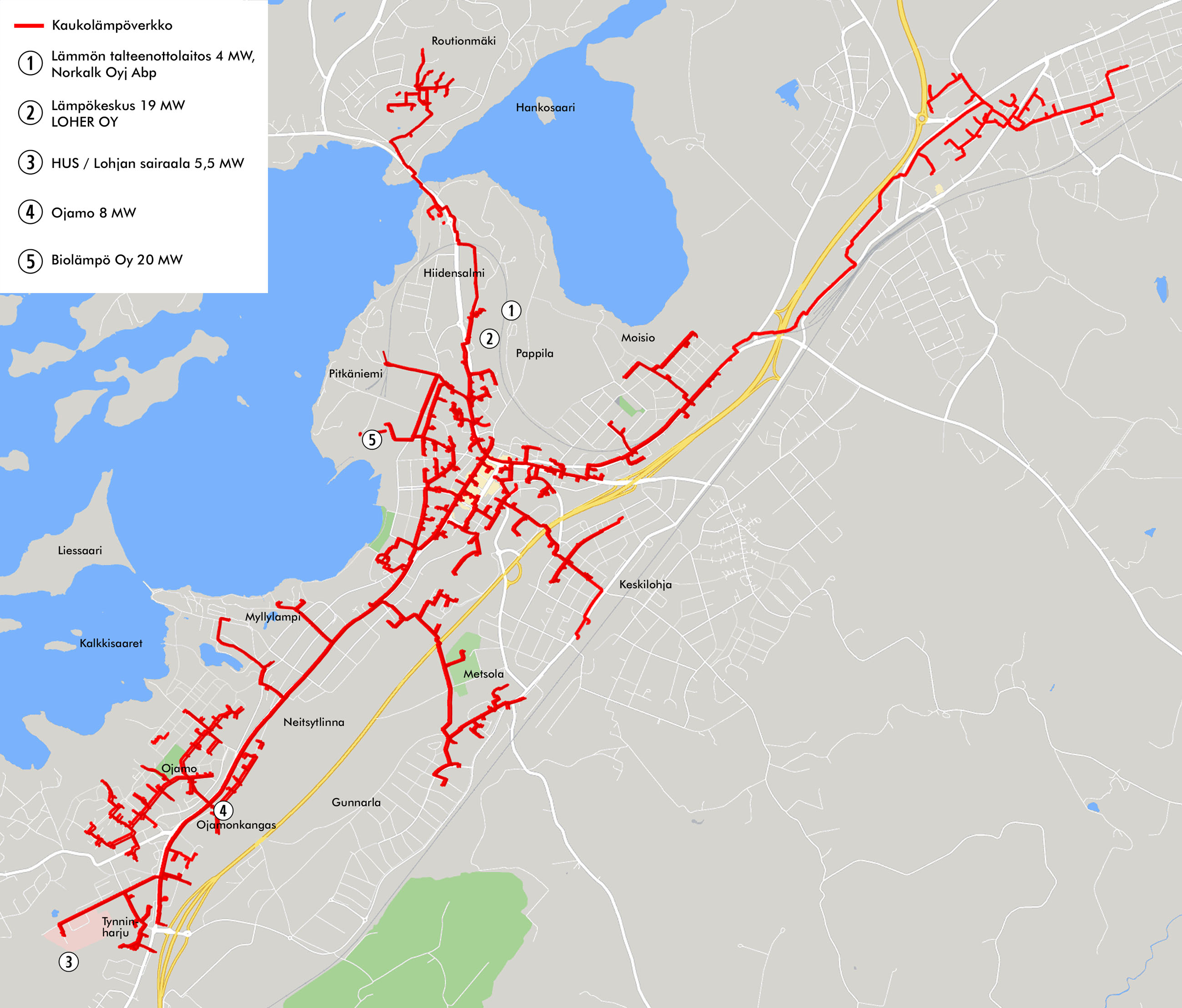 Kaukolämpöverkko 2021